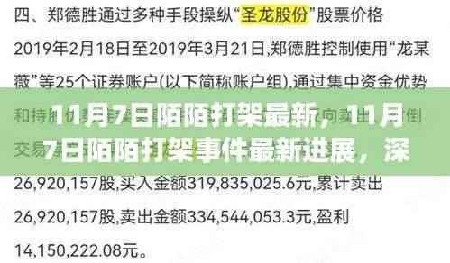 深度解析，11月7日陌陌打架事件最新进展与背后真相揭秘
