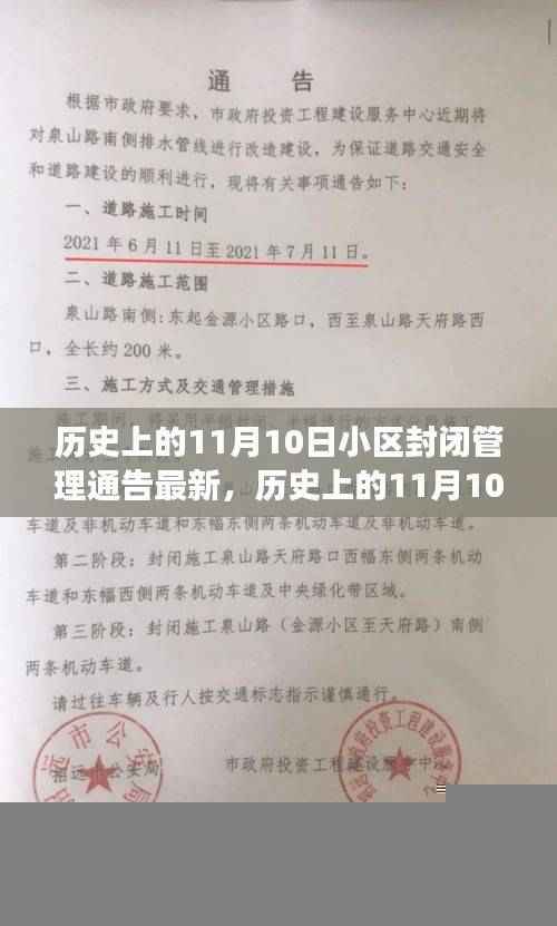 历史上的11月10日小区封闭管理政策深度解读与个人观点阐述，最新通告与深度探讨