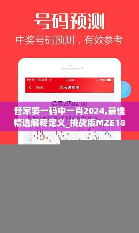 管家婆一码中一肖2024,最佳精选解释定义_挑战版MZE186.61