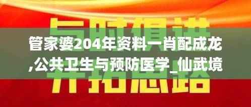 管家婆204年资料一肖配成龙,公共卫生与预防医学_仙武境ZLR863.09