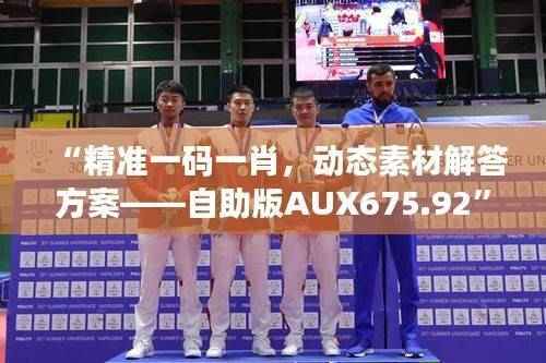 “精准一码一肖，动态素材解答方案——自助版AUX675.92”