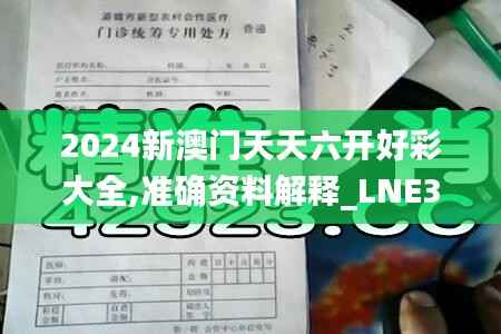 2024新澳门天天六开好彩大全,准确资料解释_LNE348.8高效版