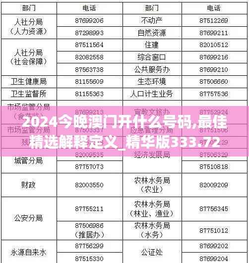 2024今晚澳门开什么号码,最佳精选解释定义_精华版333.72