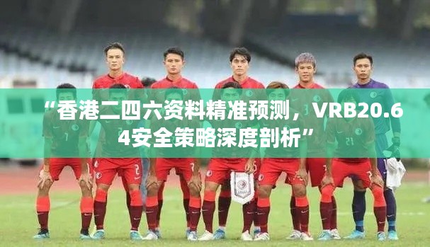 “香港二四六资料精准预测,VRB20.64安全策略深度剖析”