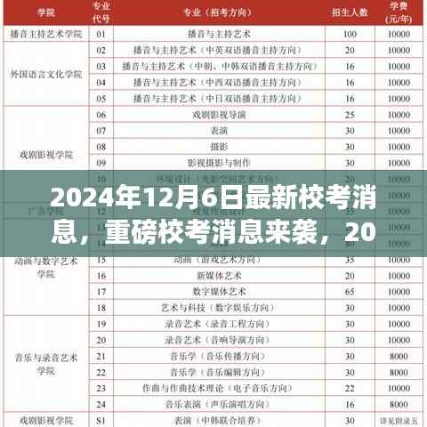 2024年校考最新消息揭晓，重塑自我，开启学习新纪元