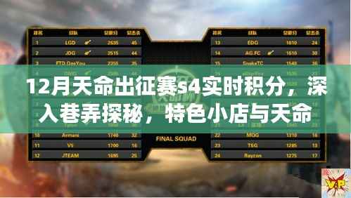 深入巷弄探秘，揭秘特色小店与天命出征赛s4实时积分背后的故事