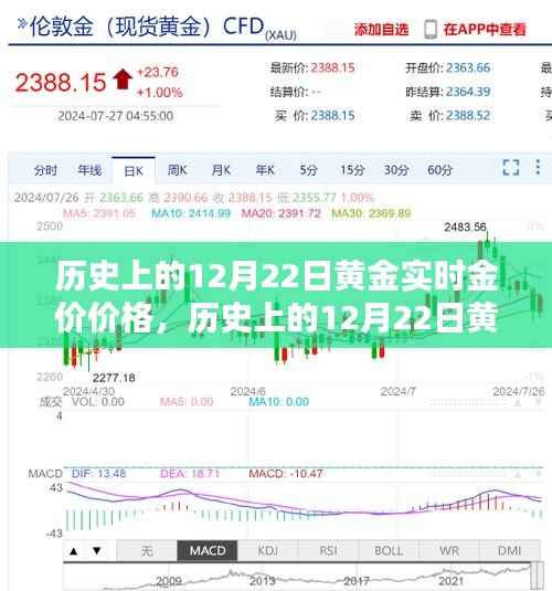 历史上的黄金实时金价概览,聚焦黄金市场在12月22日的动态价格变化