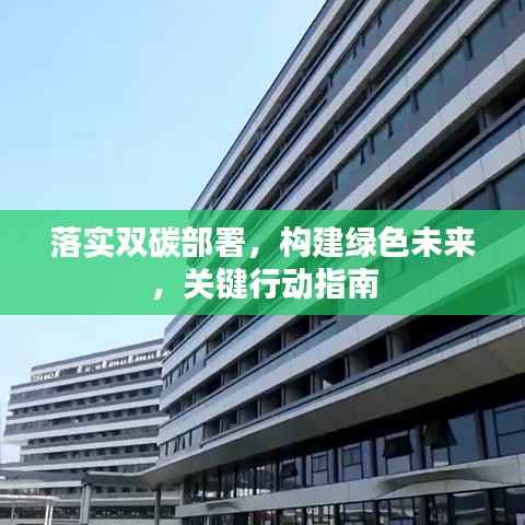 落实双碳部署，构建绿色未来，关键行动指南