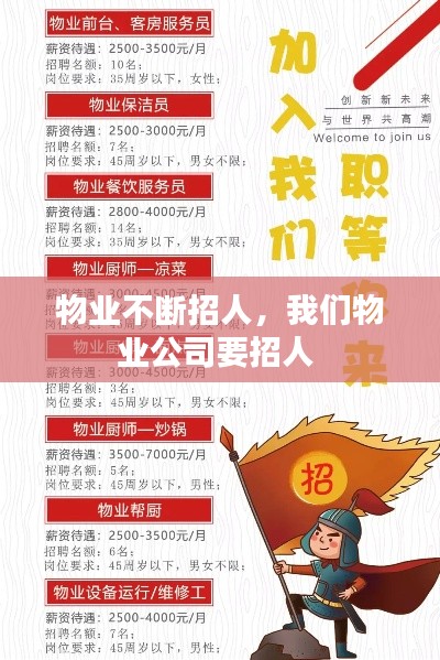 物业不断招人，我们物业公司要招人 
