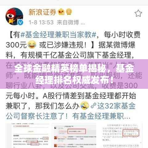 全球金融精英榜单揭秘,基金经理排名权威发布!