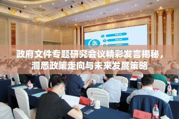 政府文件专题研究会议精彩发言揭秘,洞悉政策走向与未来发展策略