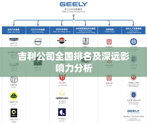 吉利公司全国排名及深远影响力分析
