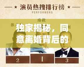 独家揭秘,同意离婚背后的故事